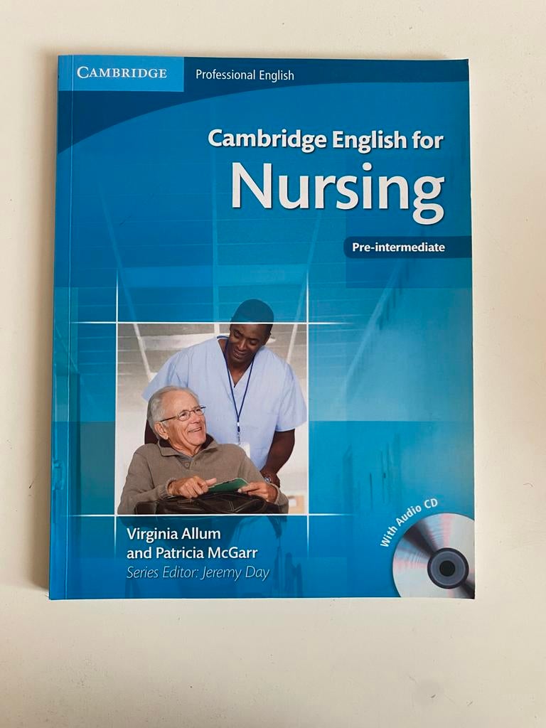 Cambridge English for Nursing Pre-intermediate + Audio CD, Boeken, Ophalen of Verzenden, Zo goed als nieuw, HBO