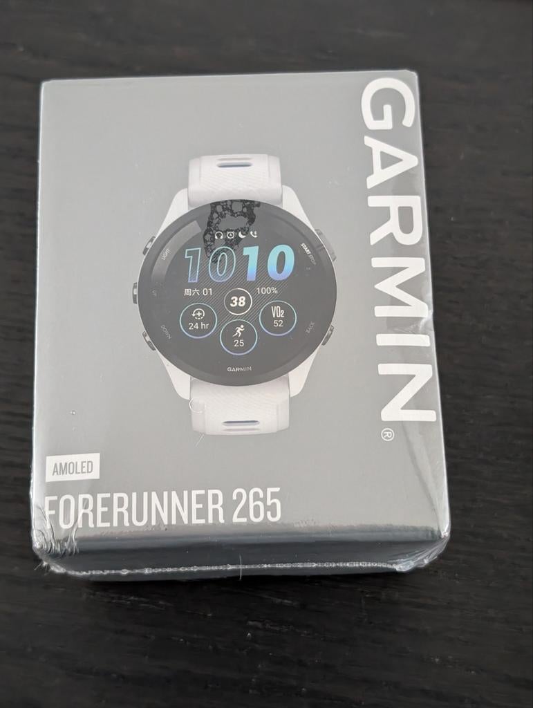 Garmin Forerunner 265 sporthorloge, Sieraden, Tassen en Uiterlijk, Sporthorloges, GARMIN, Wit, Nieuw, Ophalen of Verzenden