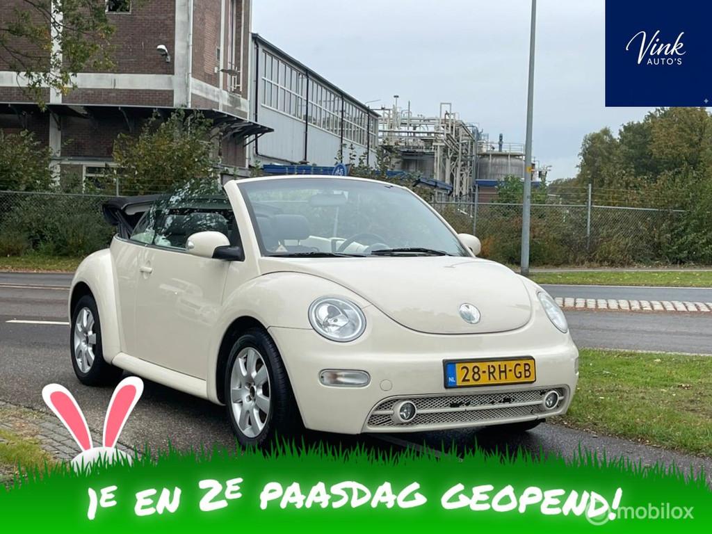 Volkswagen New Beetle Cabriolet 1.6 Turijn Comfort | NL & NA, Stof, Gebruikt, 4 cilinders, Cabriolet