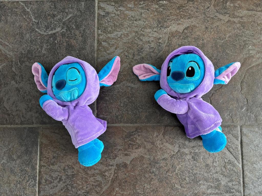 Disney Stitch Knuffel met Hoodie en Knuffeldoekje, Ophalen, Disney, Overige typen, Blauw