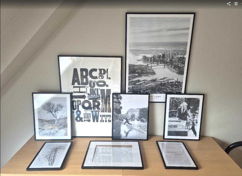 Mooie reeks fotolijsten, Ophalen