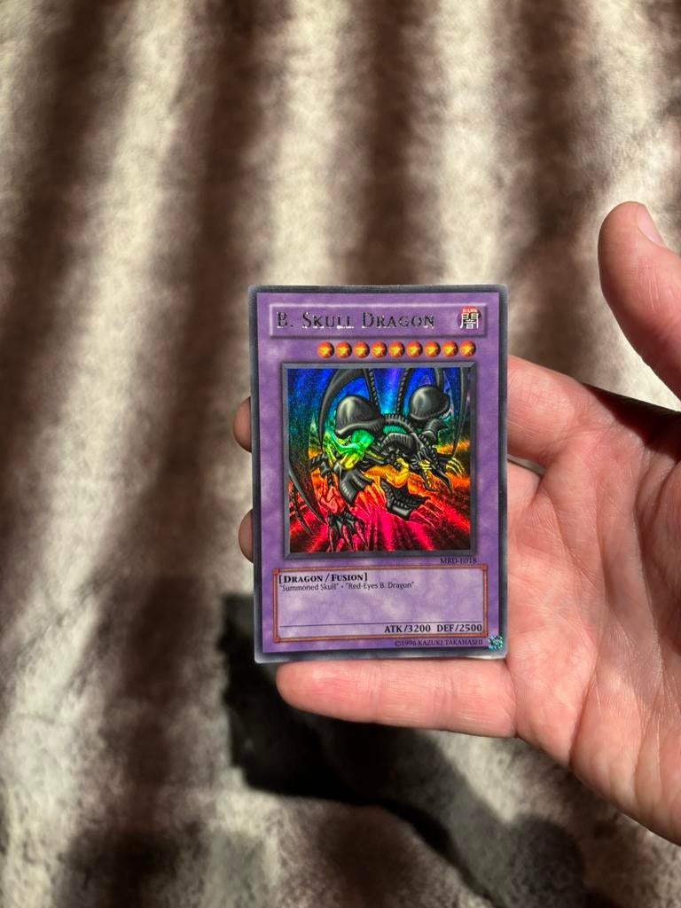Yugioh MRD Black skull dragon, Ophalen of Verzenden, Zo goed als nieuw