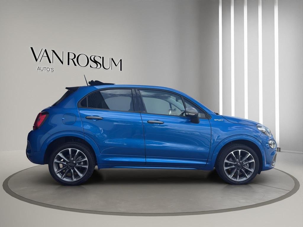 Fiat 500 X 1.5 Hybrid | Cabrio | 5Drs| Automaat| Leder | Nav, Gebruikt, Euro 6, 4 cilinders, Blauw