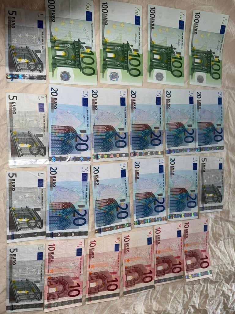 Oude biljetten euro, Ophalen of Verzenden, Overige landen, Setje