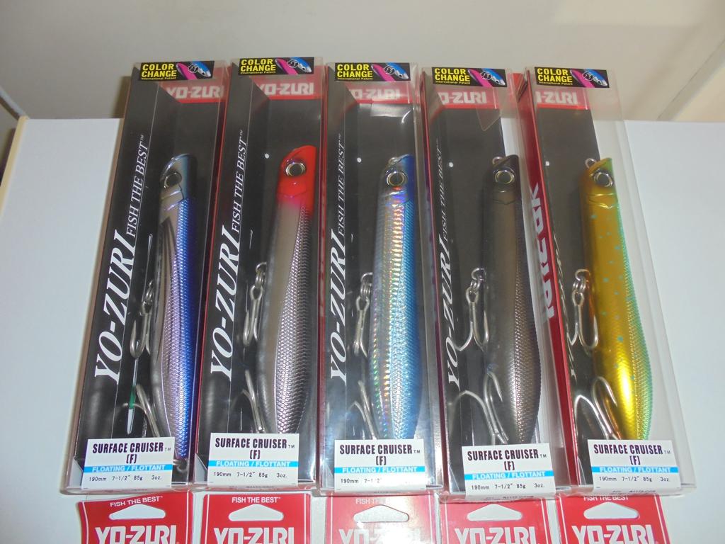 Big Game YO-ZURI Surface Cruiser Popper 19cm 85g Rapala., Watersport en Boten, Hengelsport | Zeevissen, Ophalen of Verzenden, Nieuw