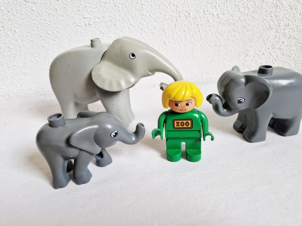 Duplo dierentuin safari dieren olifant, Ophalen of Verzenden, Gebruikt, Duplo