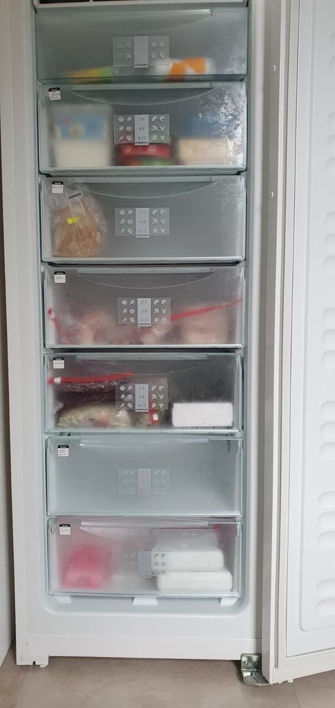 Liebherr diepvrieskast no frost, Ophalen, Gebruikt, 60 tot 90 cm, 160 cm of meer