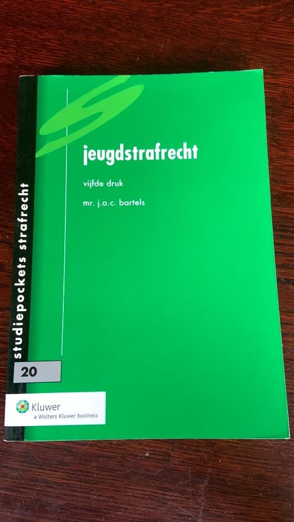 J.A.C. Bartels - Jeugdstrafrecht, Boeken, Ophalen of Verzenden, Beta