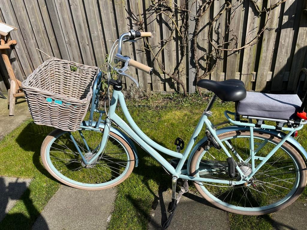Batavua damesfiets met kinderzitje, 53 tot 56 cm, Ophalen, Gebruikt, Versnellingen