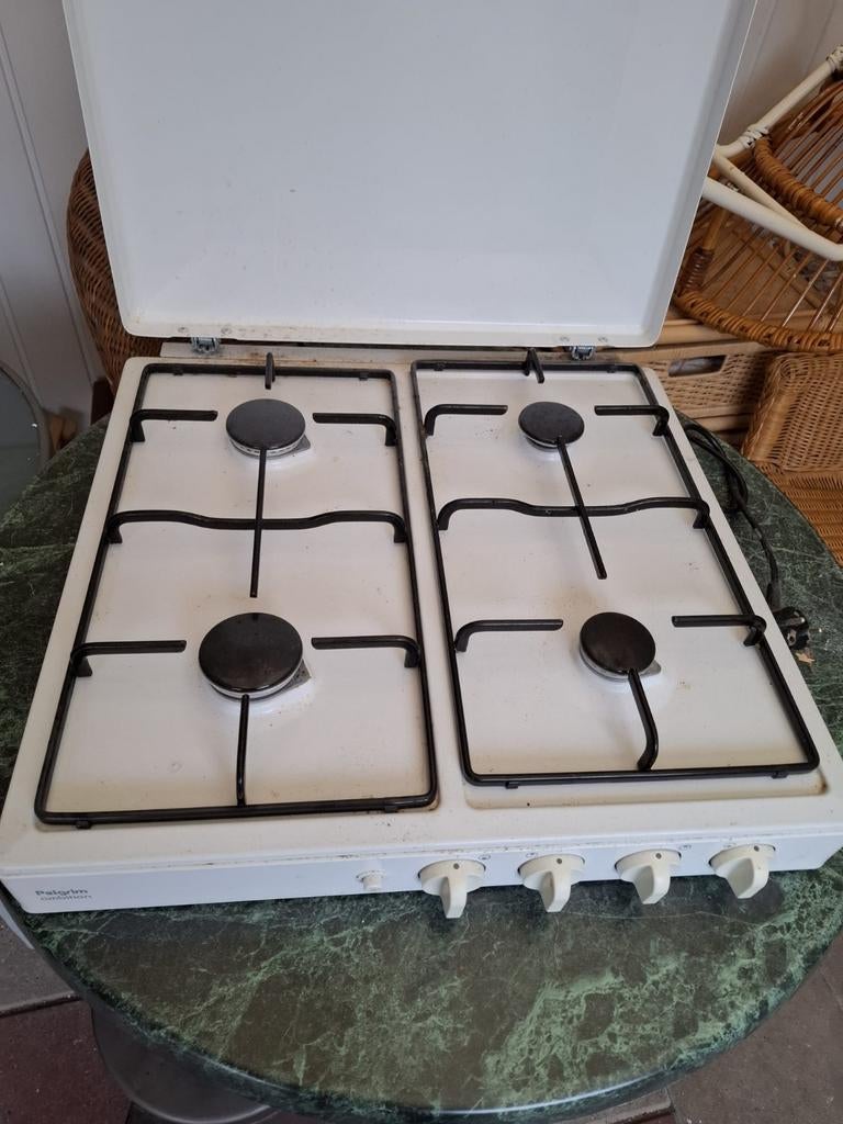 Gasstel met deksel, Ophalen of Verzenden