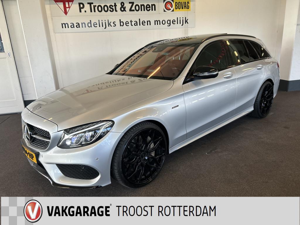 Mercedes-Benz C-Klasse Estate 450 AMG 4MATIC V6 368 PK | Pan, Auto's, 368 pk, Met garantie (alle), Lichtsensor, 2996 cc