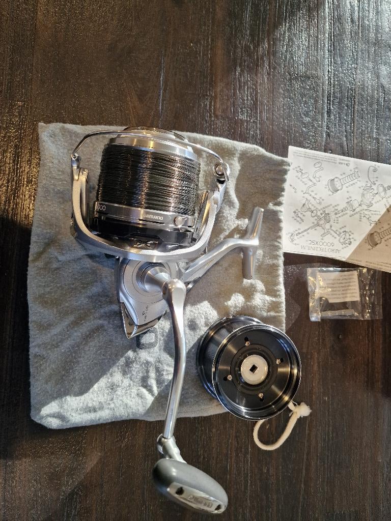 Shimano technium XSC 14000, 10000, 6000(magnesium), Ophalen of Verzenden, Zo goed als nieuw, Molen