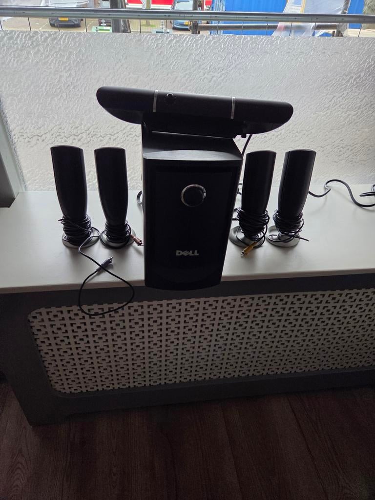 Dell Dolby Surround Speakerset 5.1 voor PC - XPS 5650, Computers en Software, Pc speakers, Ophalen, Gebruikt, Audiokanaal 5.1