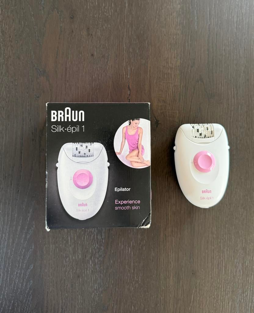 Braun Silk-épil 1 epilator, Ophalen of Verzenden, Zo goed als nieuw, Zwart, Handen en Nagels