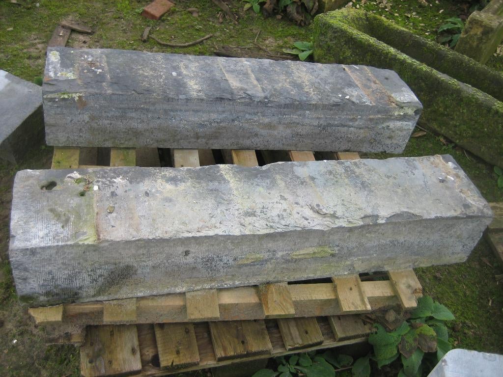 twee antieke arduinen dorpels,treden, Antiek en Kunst, Ophalen