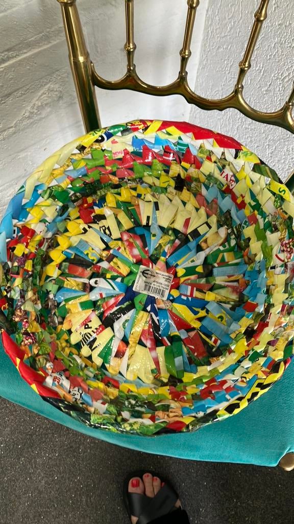 Mand, Ophalen of Verzenden, Rond, Kunststof