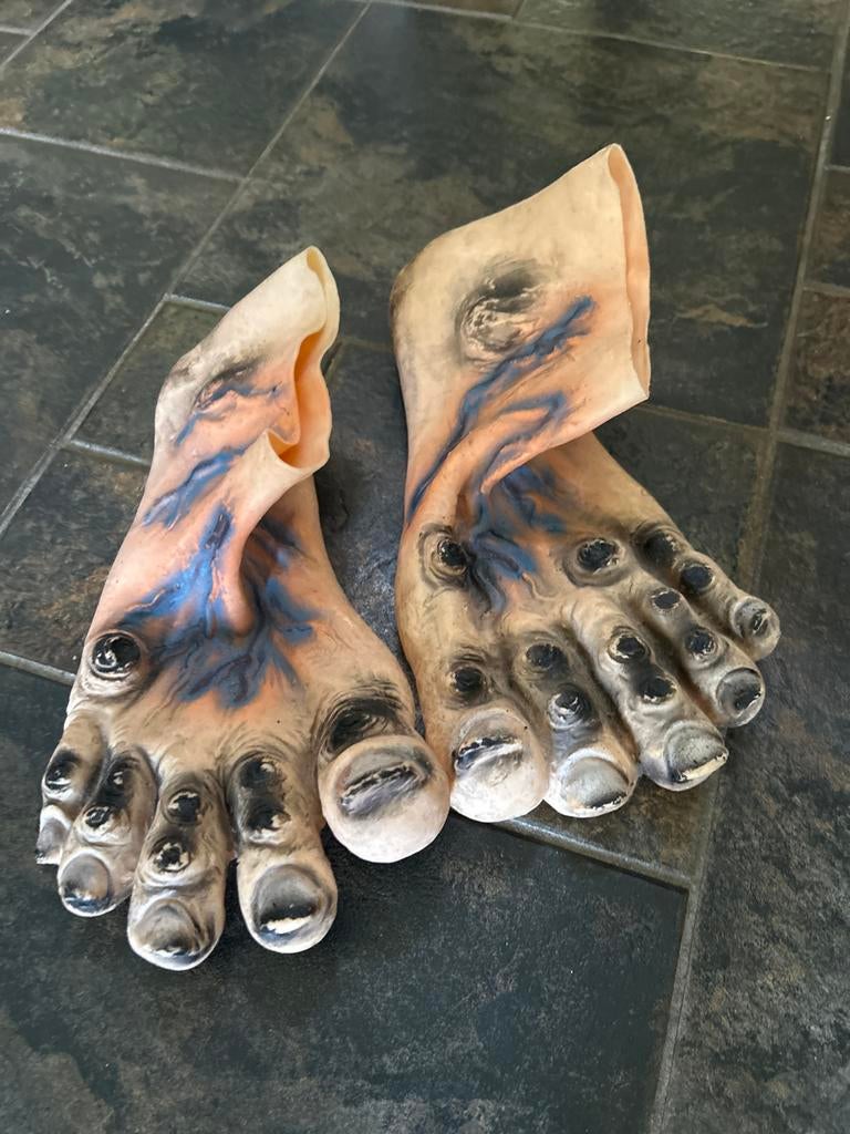 Carnaval voeten - Monster/Troll voeten, Ophalen of Verzenden, Gebruikt, Schoenen