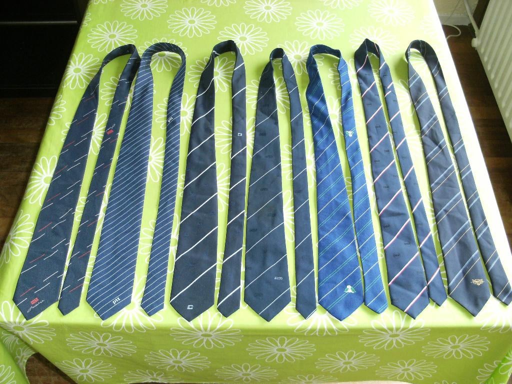 Verzameling stropdassen van bedrijven (6), Verzamelen, Ophalen of Verzenden, Zo goed als nieuw