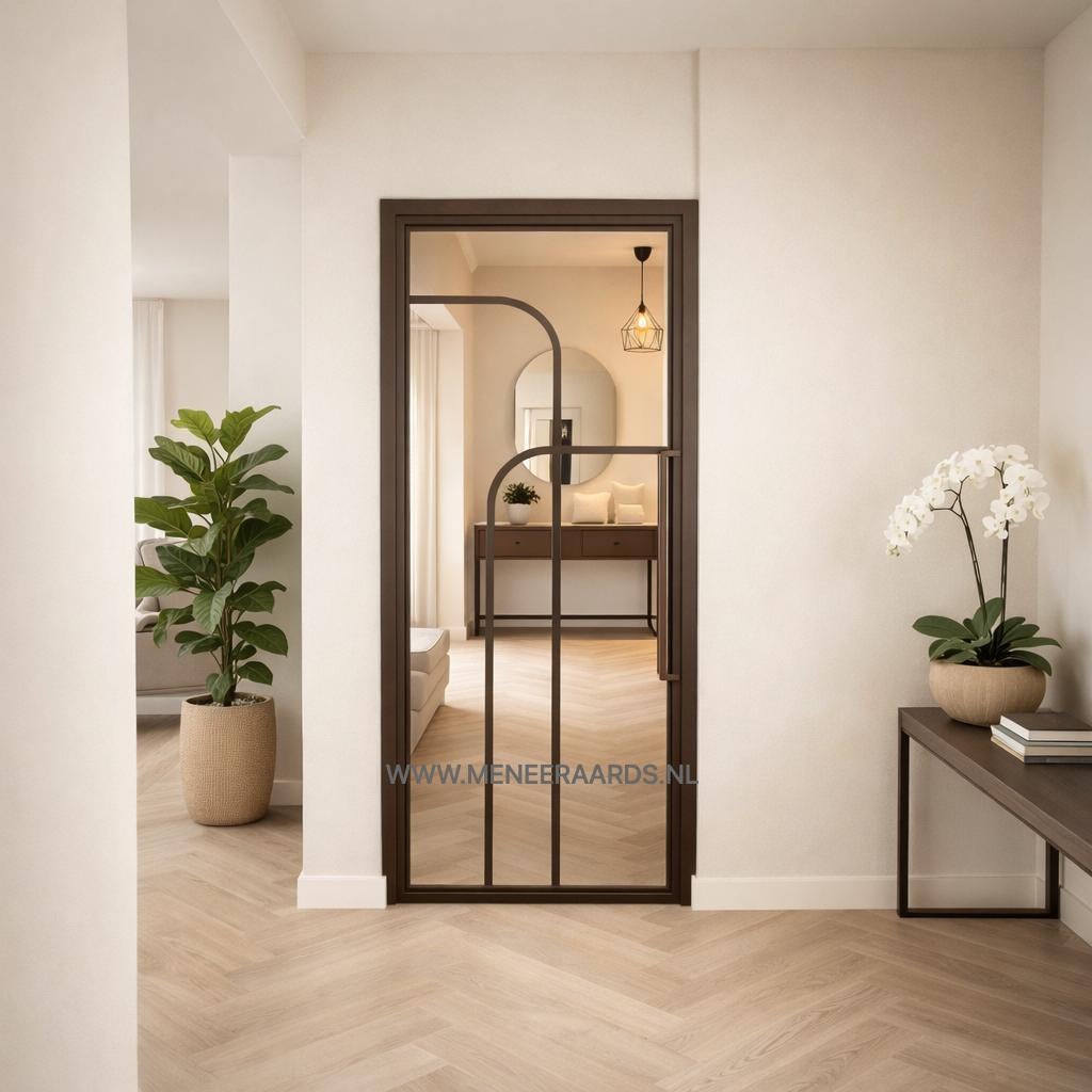 Stalen deuren met rondingen, Binnendeur, Nieuw, Ophalen of Verzenden, Glas