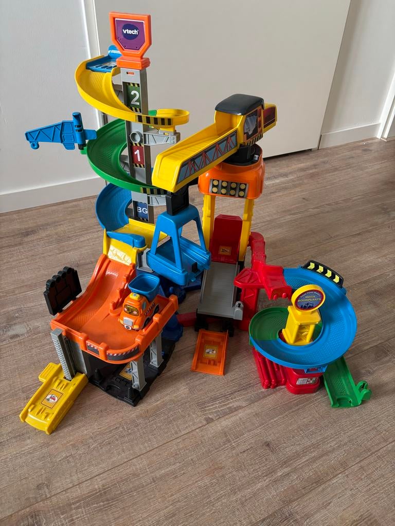 Vtech ToetToet Auto's Bouwplaats met voertuig, Ophalen, Gebruikt, Jongen of Meisje