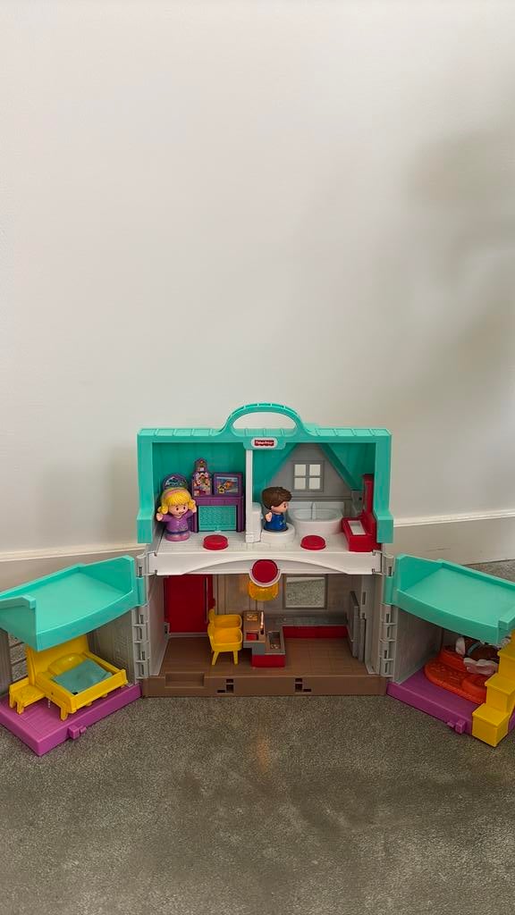 Fisher Price Little People speelhuisje, Ophalen of Verzenden, Zo goed als nieuw, Poppenhuis