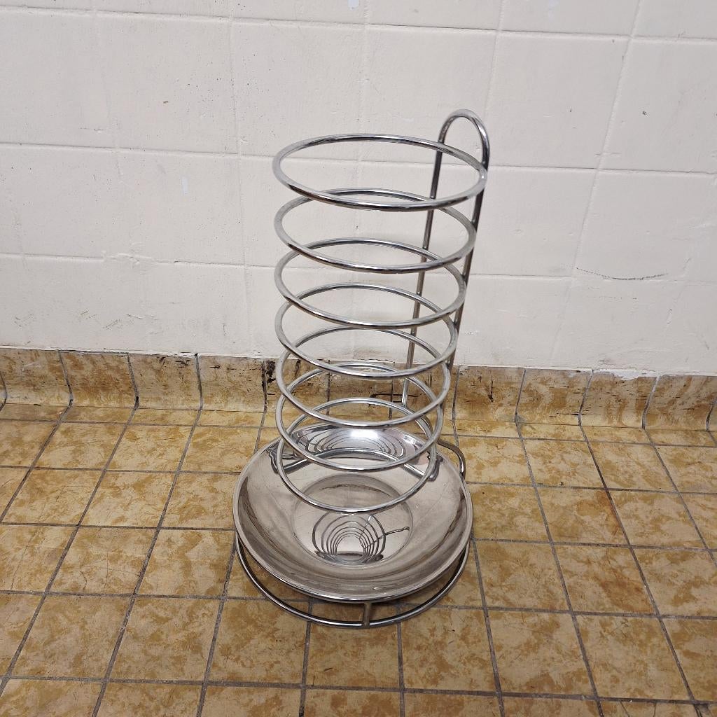 Chroom Draadstaal Paraplubak, Gebruikt, -, -, Ophalen of Verzenden