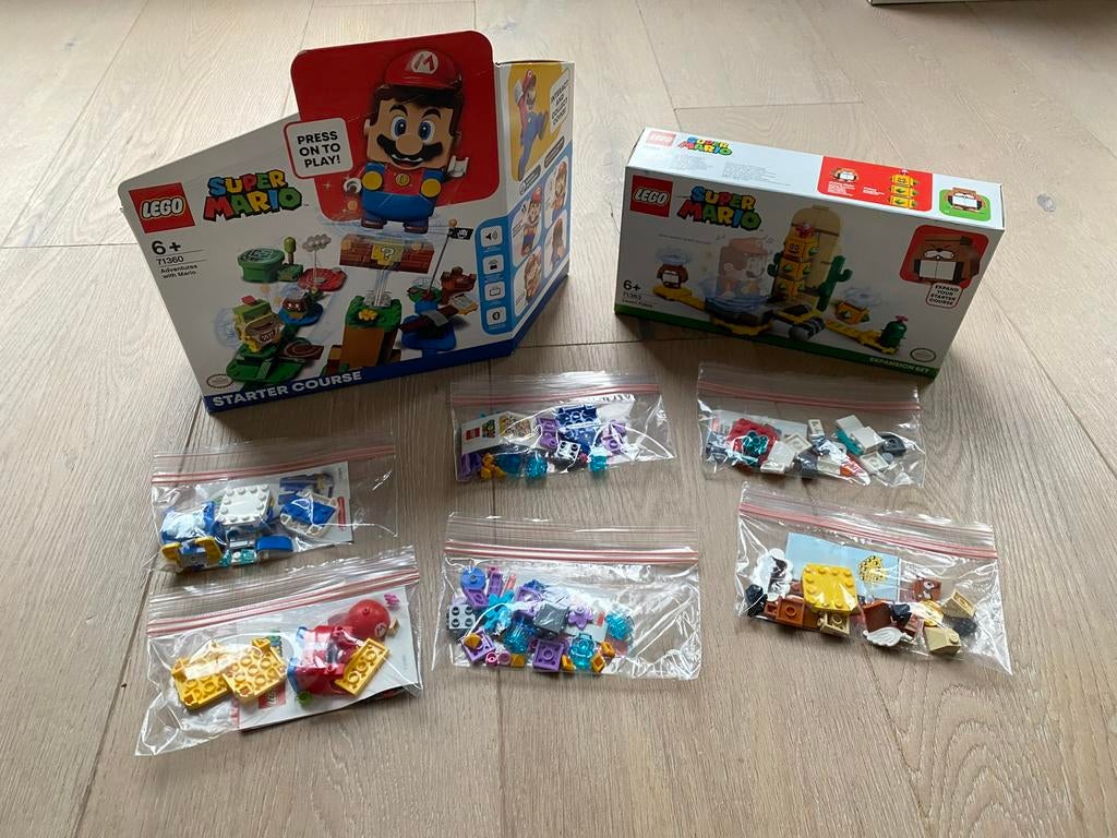 Lego Super Mario - diverse sets (o.a. 71360 en 71363), Lego, Ophalen of Verzenden, Zo goed als nieuw, Complete set