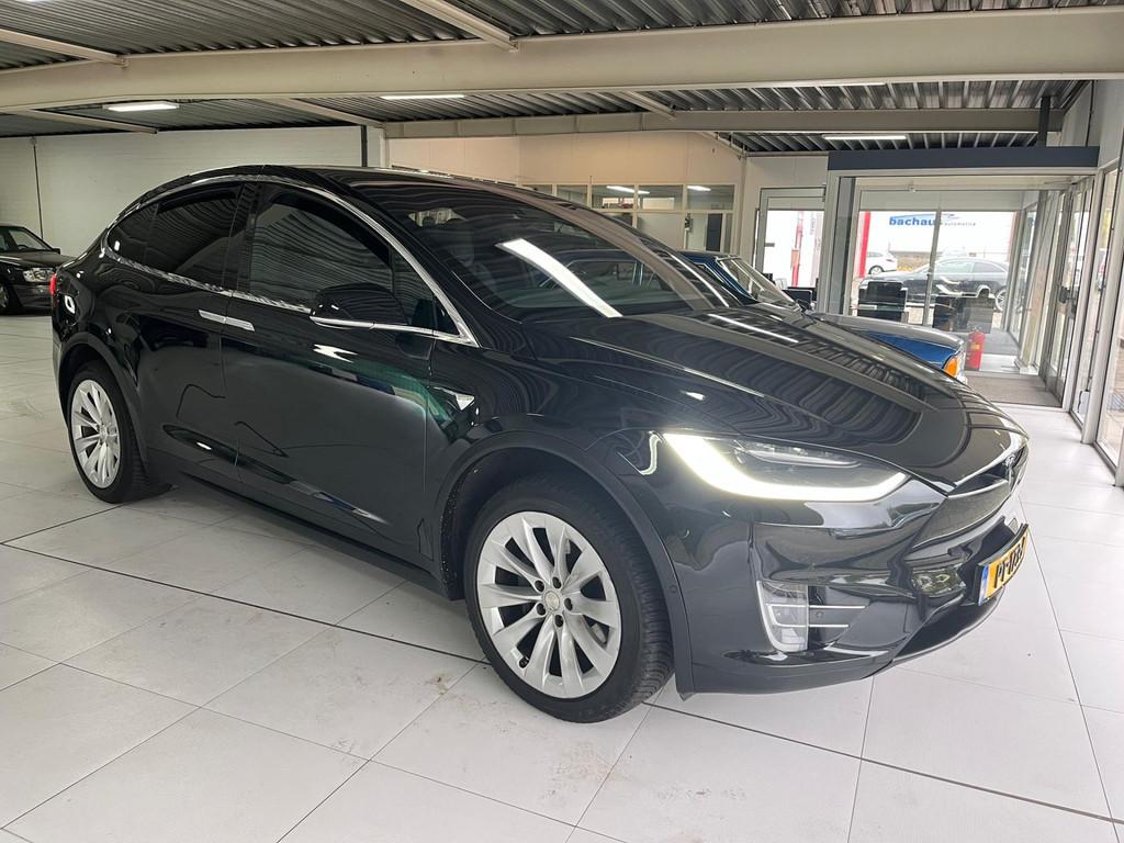 Tesla Model X 90D Base 6 Persoons - Trekhaak 2.250 Kg, Auto's, Tesla, Automaat, Model X, Gebruikt, 124 €/maand