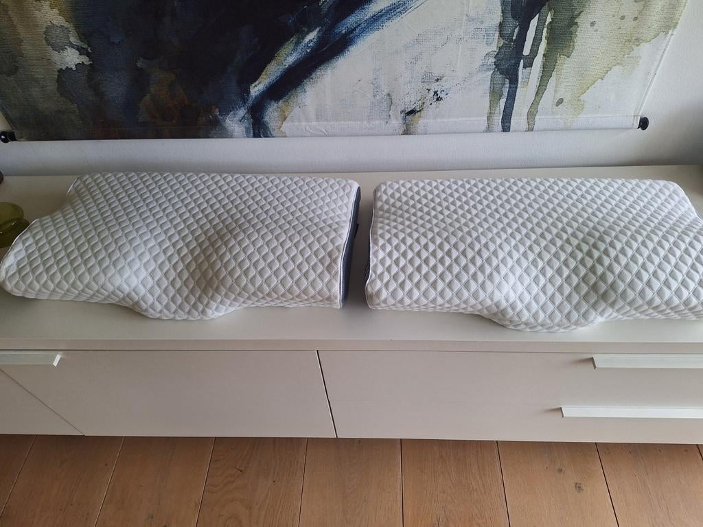 Nieuw 2x kussen van Derilla, Eenpersoons, Wit, Nieuw, Ophalen of Verzenden