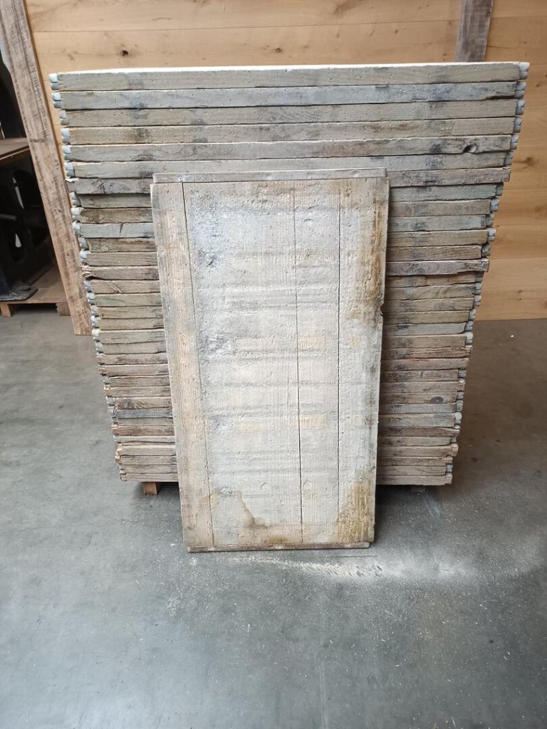 Gebruikte grenen steenschotten 65x124 cm, steenschotten