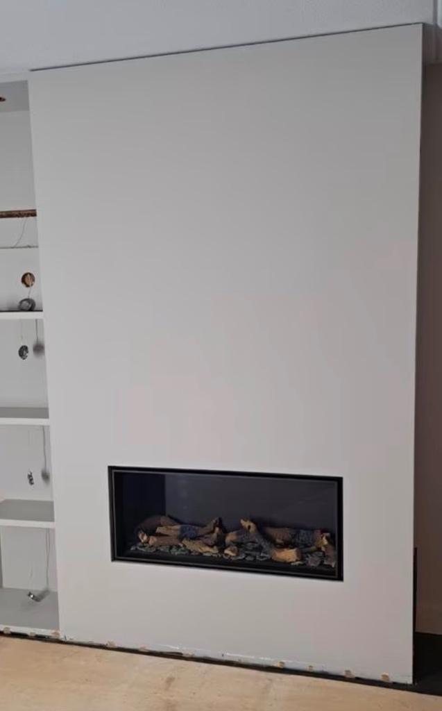 Inbouw gashaard compleet, Huis en Inrichting, Ophalen, Gebruikt, Inbouwhaard, Gashaard