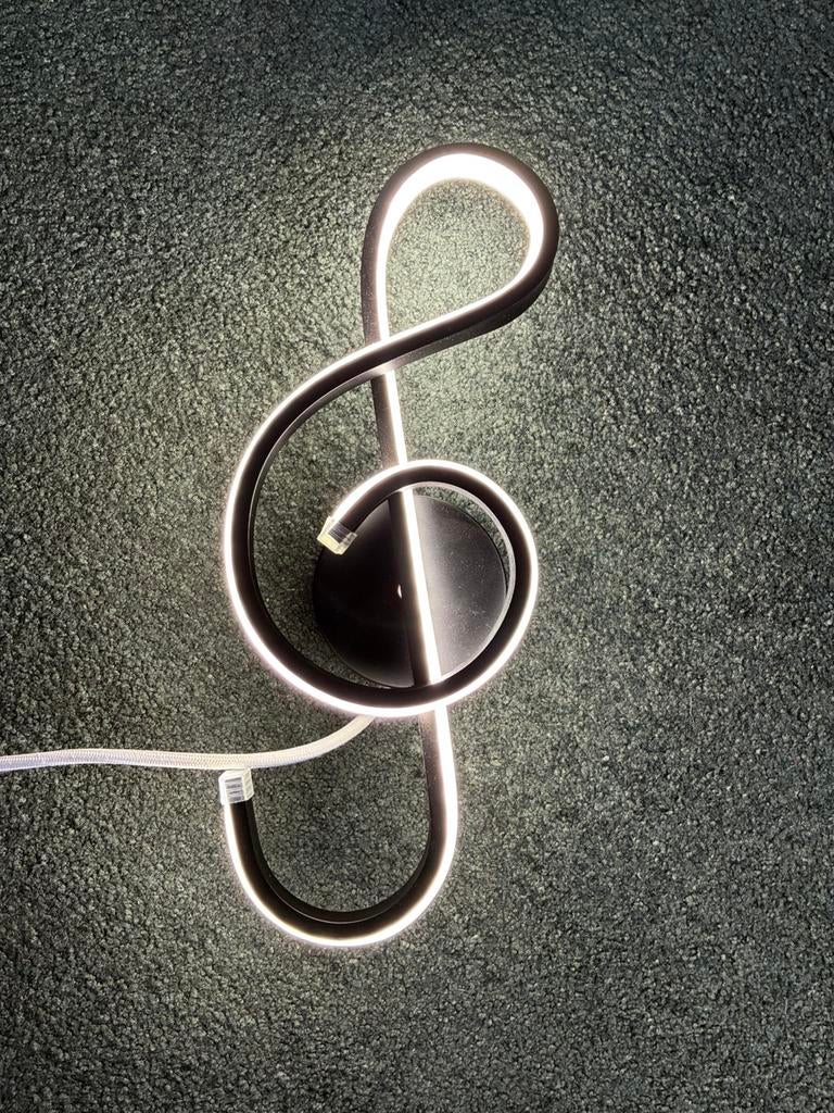 Vioolsleutel lamp, Huis en Inrichting, Led-lamp, Minder dan 30 watt, Overige fittingen, Ophalen of Verzenden