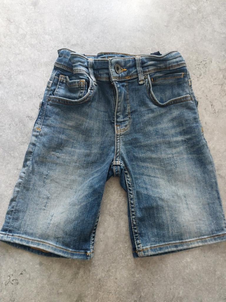 Zgan Purewhite jeans short/korte broek maat 140, Kinderen en Baby's, Broek, Zo goed als nieuw, Jongen, Purewhite