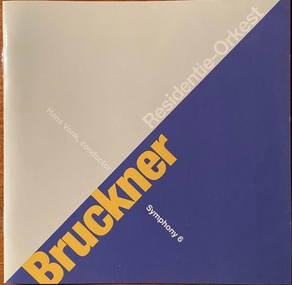 Bruckner- Hans Vonk ,Conductor-Residentie-Orkest–Symphony 6, Cd's en Dvd's, Cd's | Klassiek, Ophalen of Verzenden, Modernisme tot heden