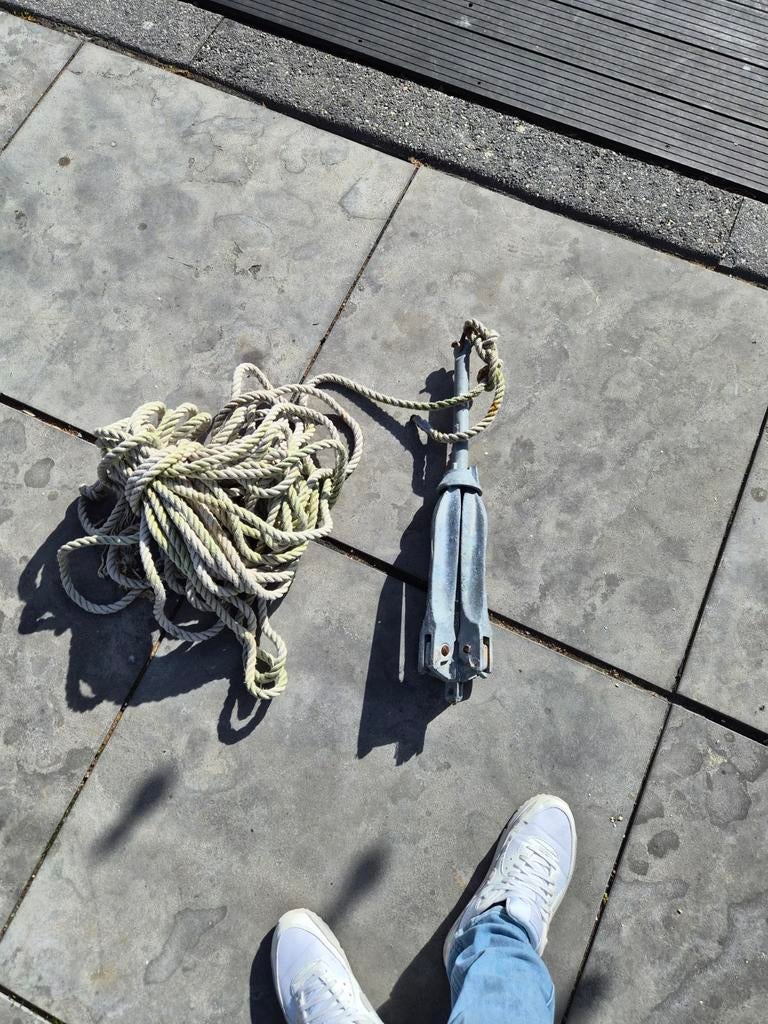 Anker met lijn - 10 kg, Ophalen, Gebruikt, Overige typen