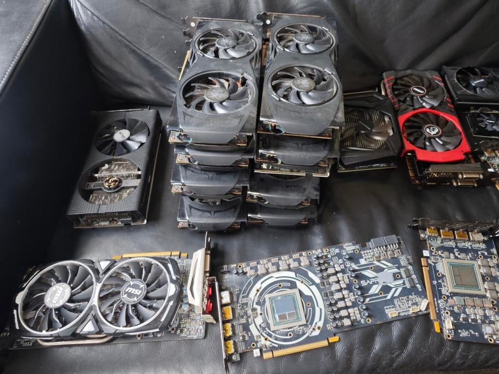 Grote partij defecte videokaarten: RX 580, GTX 970, RX Vega, Computers en Software, Videokaarten, PCI-Express 3, HDMI, Ophalen of Verzenden