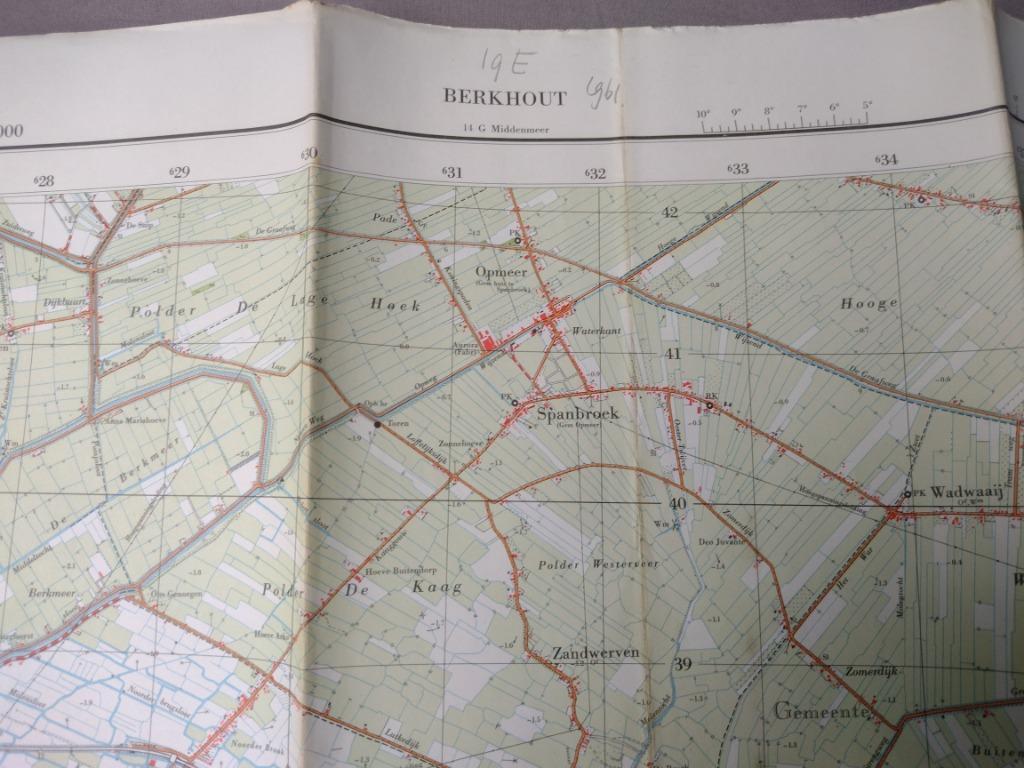 19 E Berkhout Obdam Spierdijk Avenhorn Spanbroek 1961, Antiek en Kunst, Ophalen of Verzenden