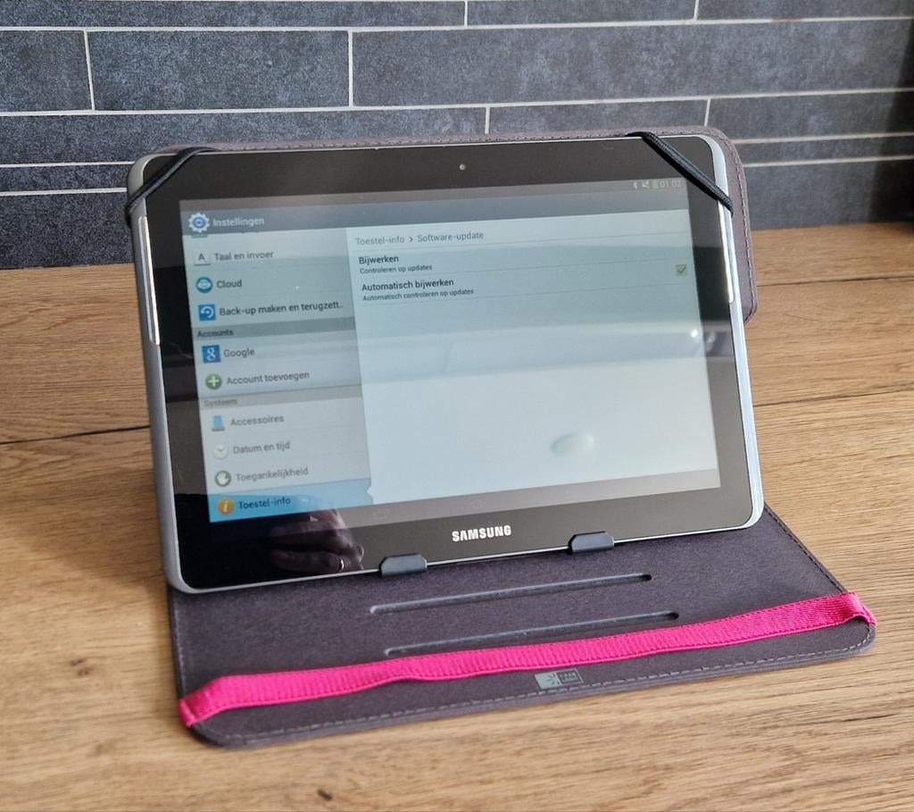 Samsung Tab 2 met hoes en lader, Computers en Software, Ophalen