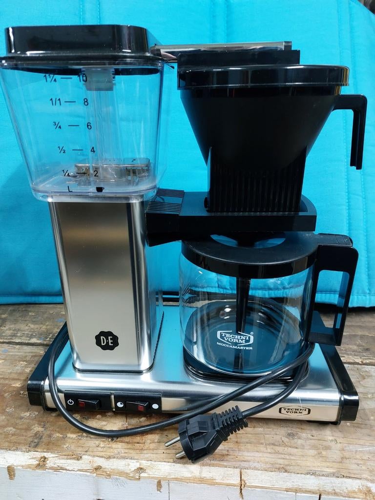 Douwe Egberts Moccamaster Technivorm filterkoffie apparaat, Witgoed en Apparatuur, Koffiezetapparaten, Gebruikt, 10 kopjes of meer