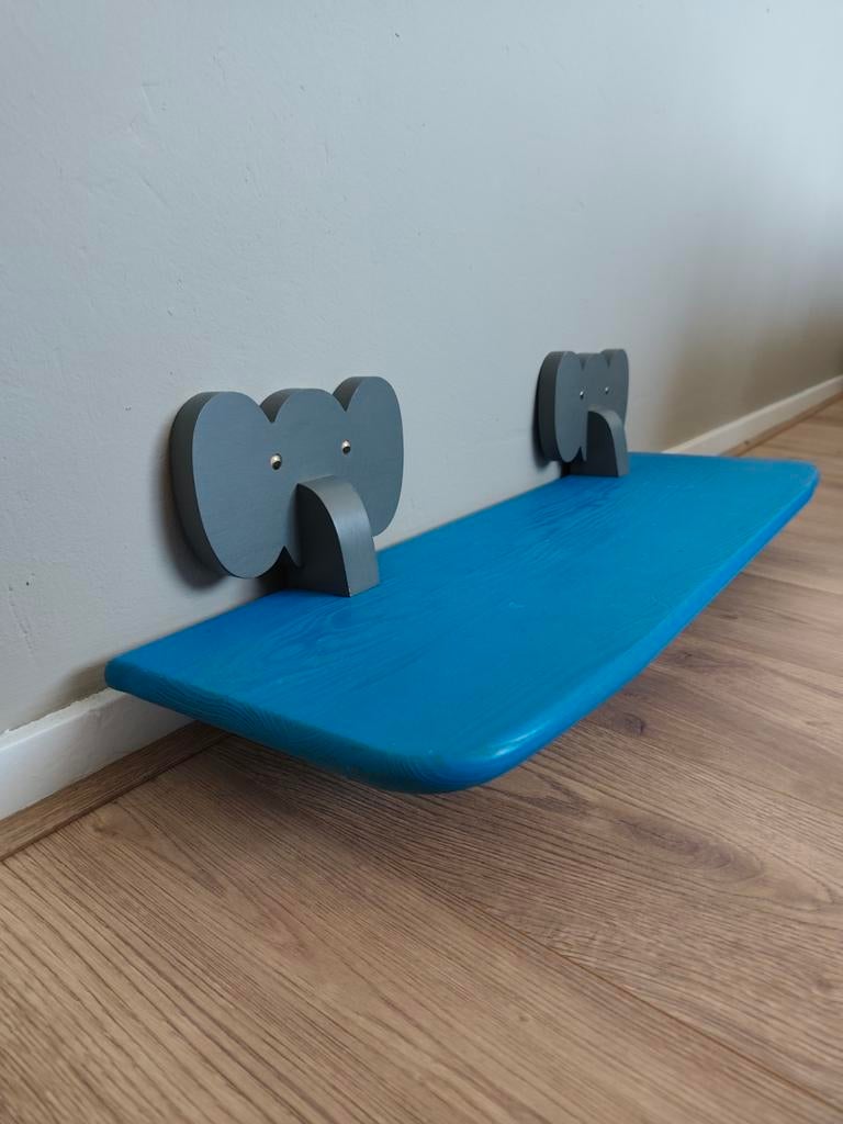 Leuke olifant boekenplank voor kinderkamer, Huis en Inrichting, Woonaccessoires | Wandplanken en Boekenplanken, Ophalen, Gebruikt