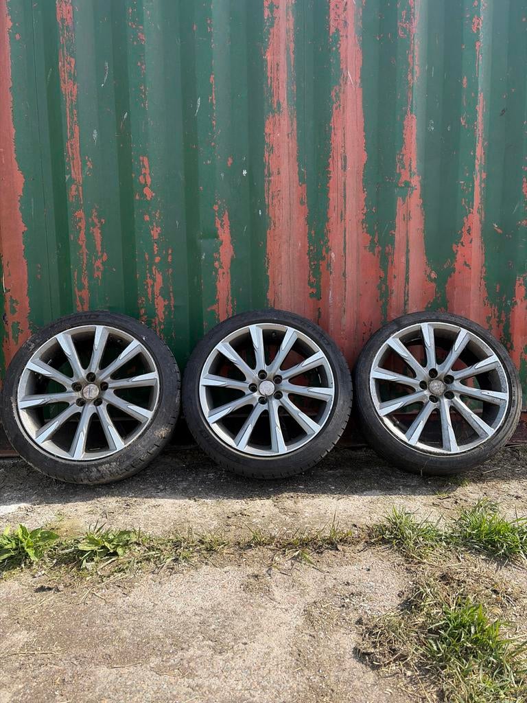 3x 19 inch Volvo velgen, Gebruikt, Velg(en), 235 mm, Zomerbanden