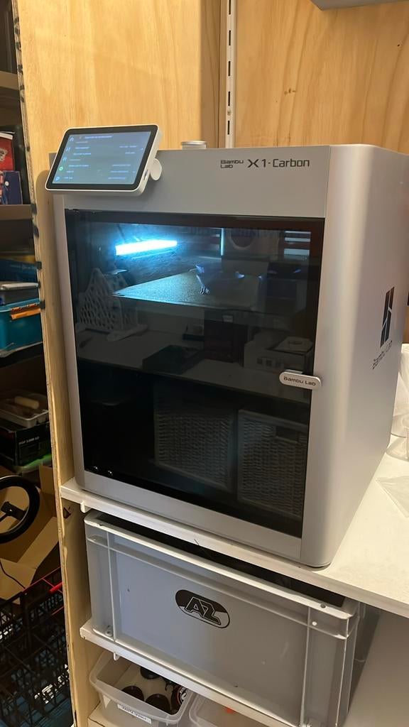 Bambulab X1C 3D-printer - 4900 printuren, Computers en Software, 3D Printers, Ophalen, Ingebouwde Wi-Fi, Gebruikt