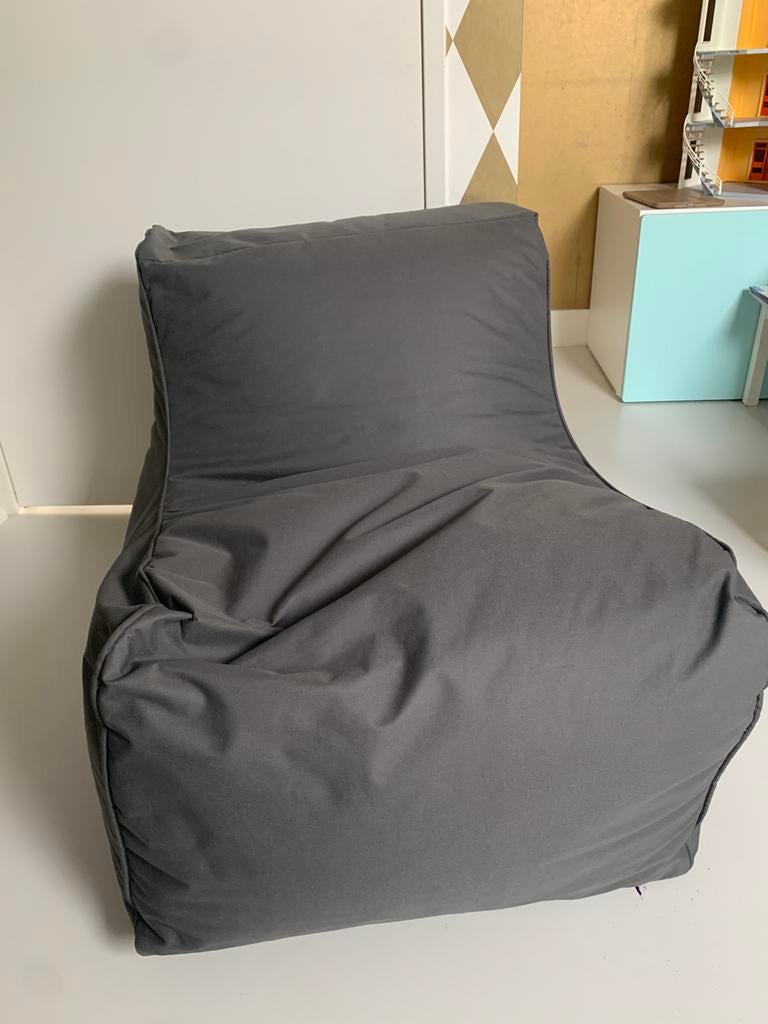 Zitzak fauteuil, Ophalen, Zo goed als nieuw, Grijs