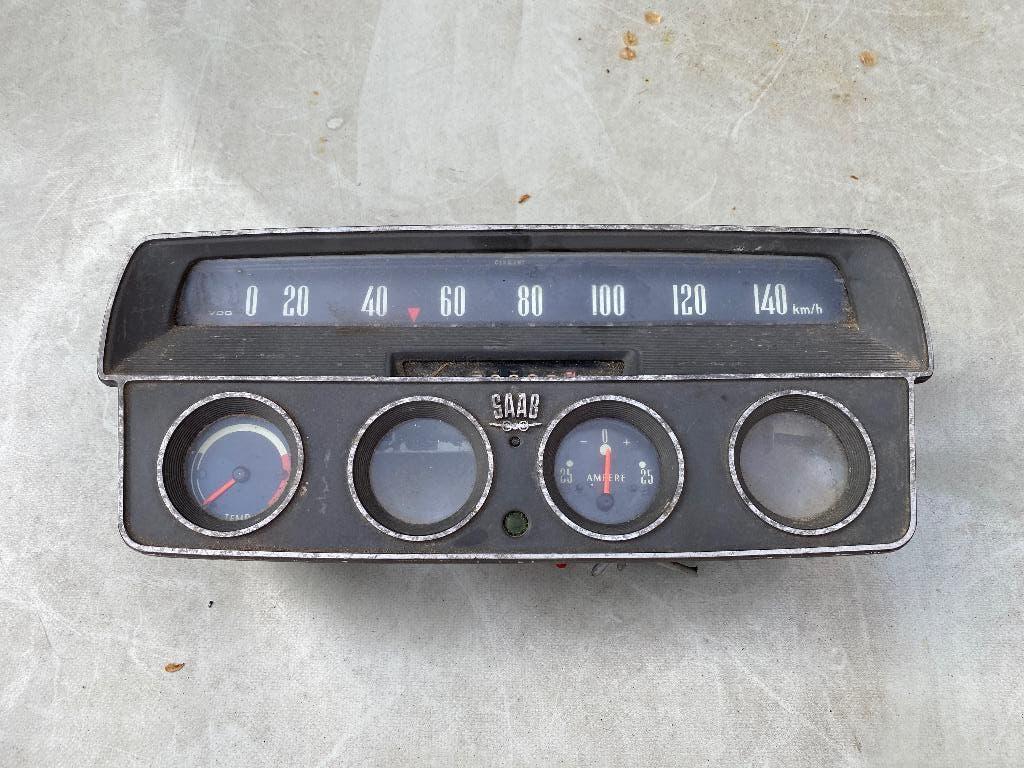 Instrumentenpaneel SAAB 95&96 ‘65-‘73, Ophalen of Verzenden, Gebruikt, Saab