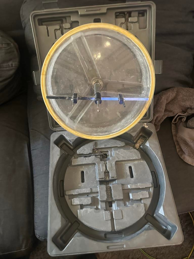 Verstelbare gatenzaag / cirkelsnijder (BHC-305), Ophalen of Verzenden, Gebruikt, Overige typen