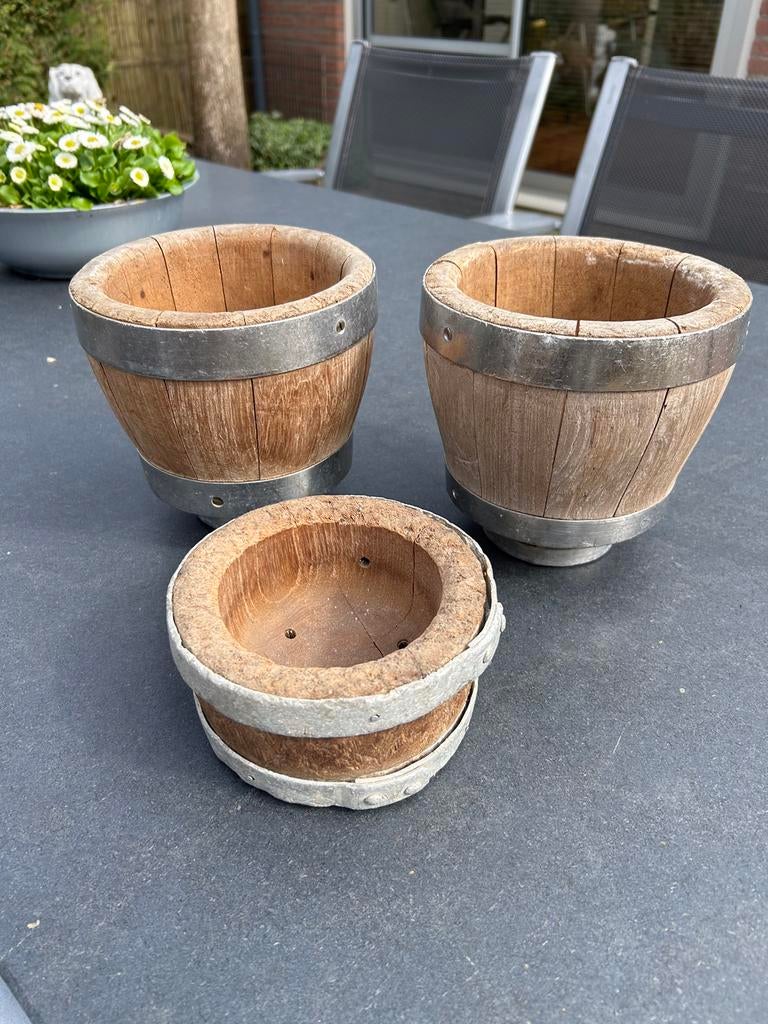 Houten kaas vaatjes, Ophalen, Zo goed als nieuw, Overige materialen