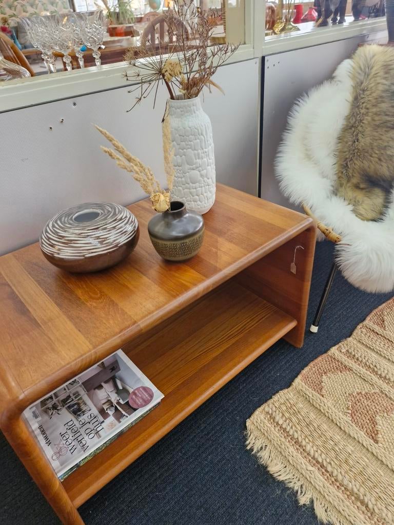 Vintage tafel / audiomeubel Deens Dyrlund 70s, Ophalen, Gebruikt, ., Vintage