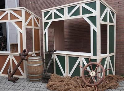 Multifunctionele Zaanse Vakwerkkraam v.a. €40, Hobby en Vrije tijd, Feestartikelen | Verhuur, Ophalen, Nieuw, Overige