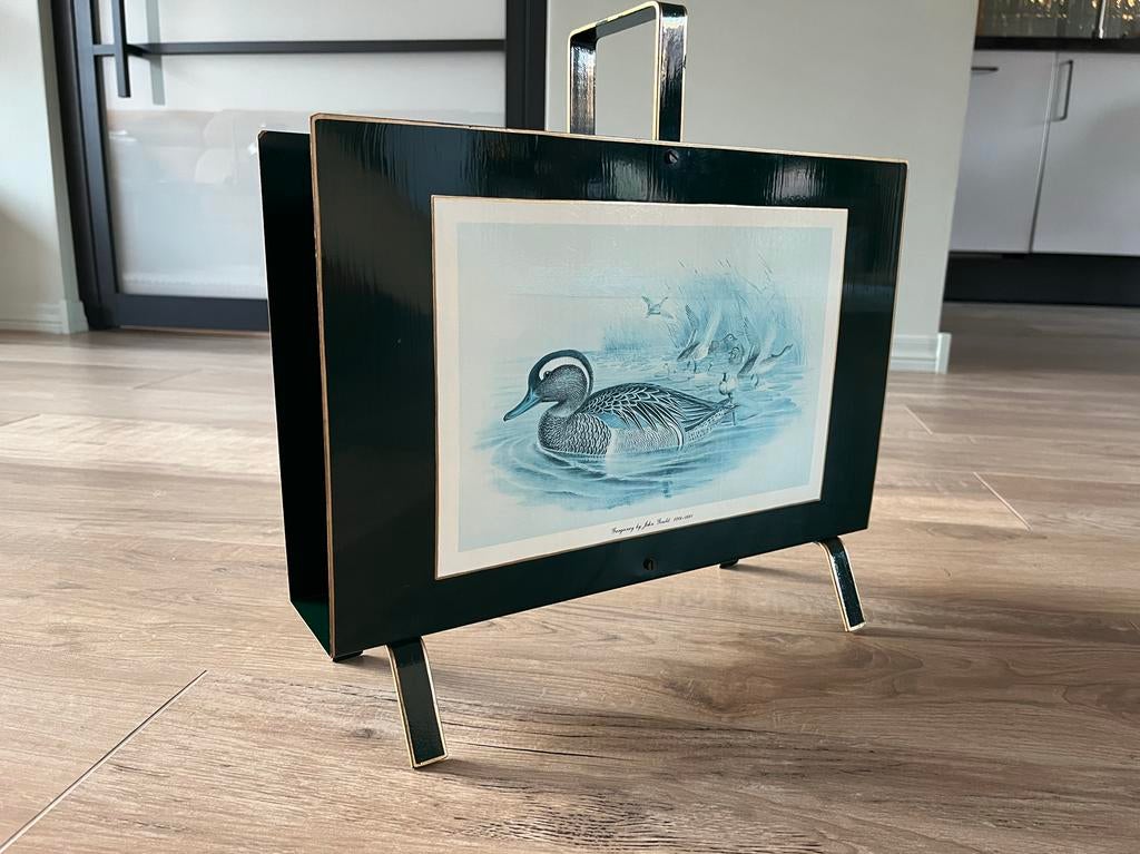 Vintage Lectuur Houder Design Eend, Huis en Inrichting, Woonaccessoires | Krantenbakken en Lectuurbakken, Ophalen of Verzenden