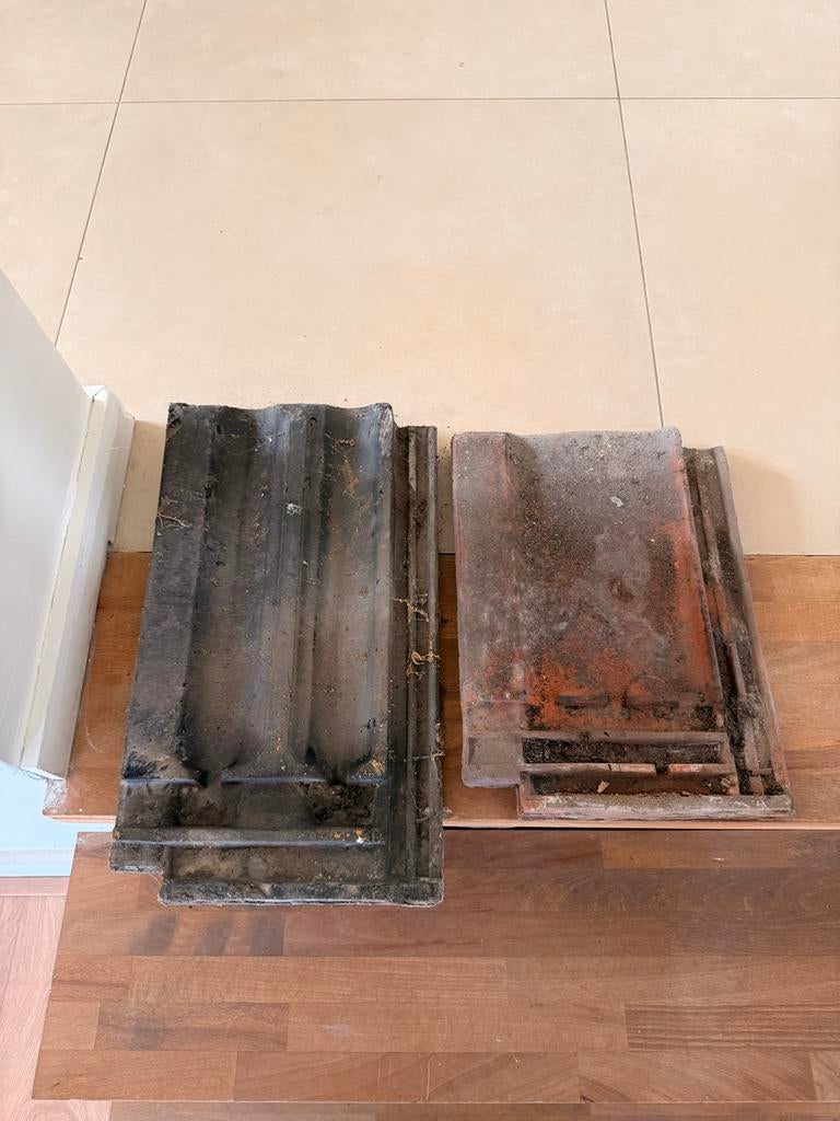 Gratis Mulderpannen  circa 400 stuks af te halen in Hulsberg, Doe-het-zelf en Verbouw, Dakpannen en Dakbedekking, Ophalen, Gebruikt